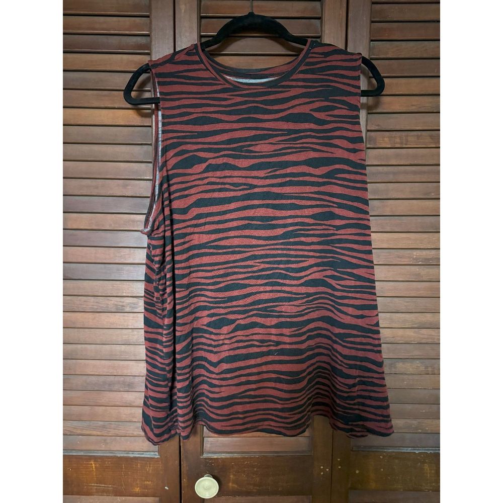 Zebra Print Tank Top